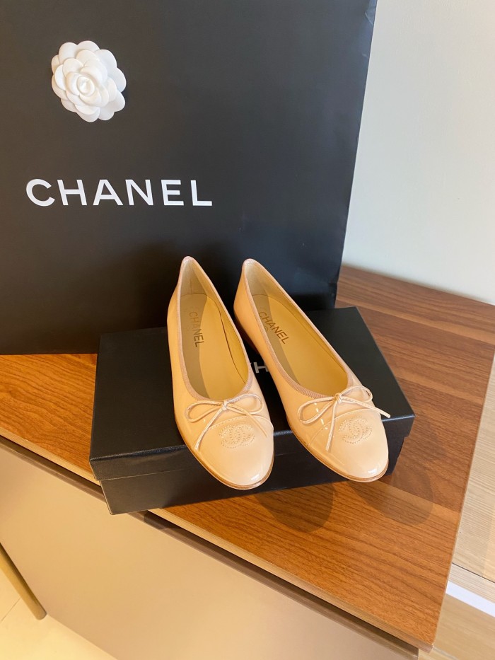 Chanel Ballerinas Fabric & Grosgrain 4