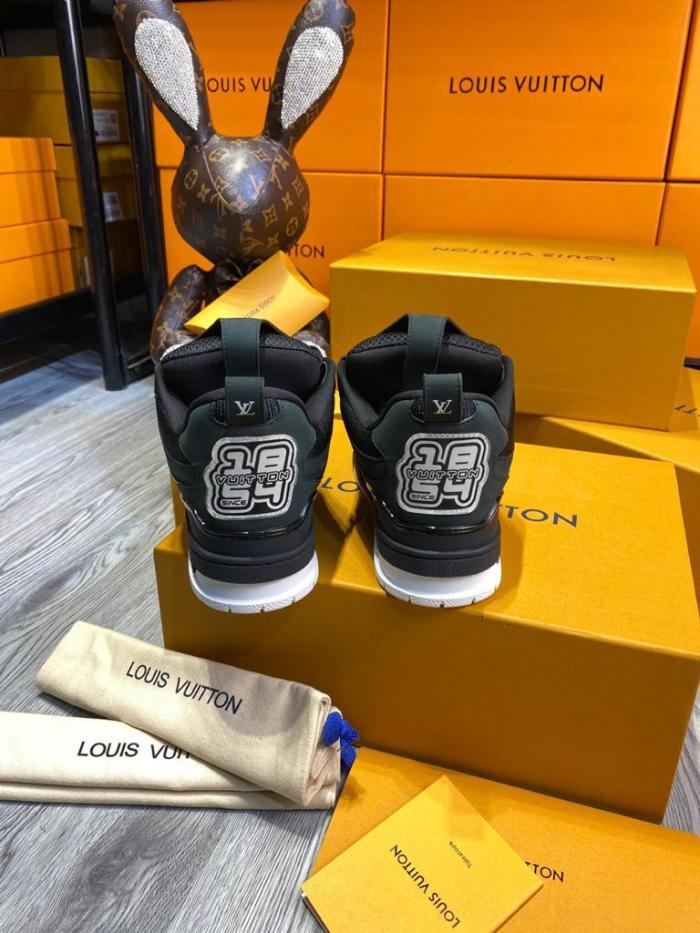 Louis Vuitton LV Skate Sneaker Black Black White