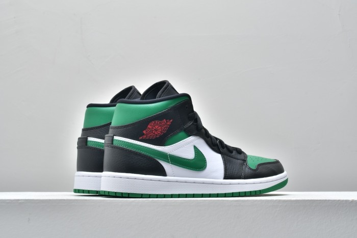 Jordan 1 Mid Green Toe