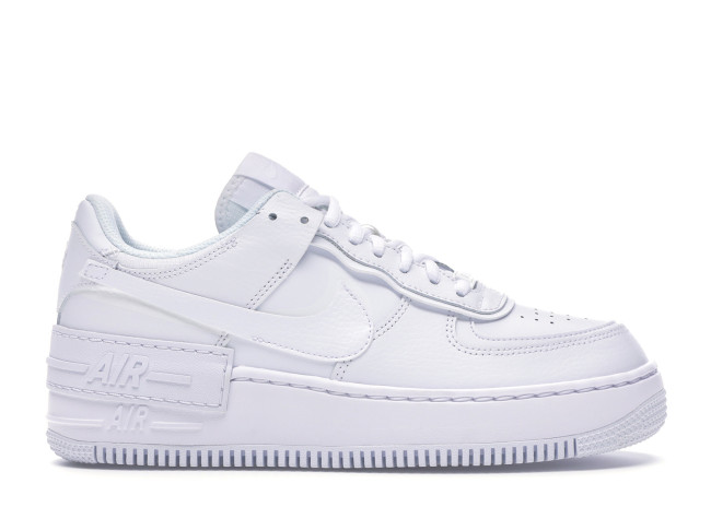 Nike Air Force 1 Shadow Triple White (W)