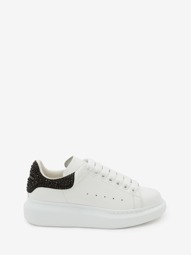 Alexander McQueen Oversized Sneaker in White/jet Black