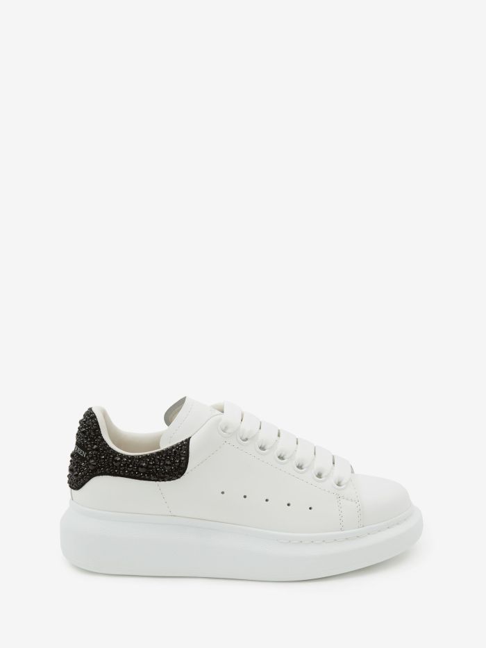 Alexander McQueen Oversized Sneaker in White/jet Black