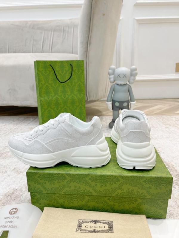 Gucci Rhyton White GG Supreme Canvas