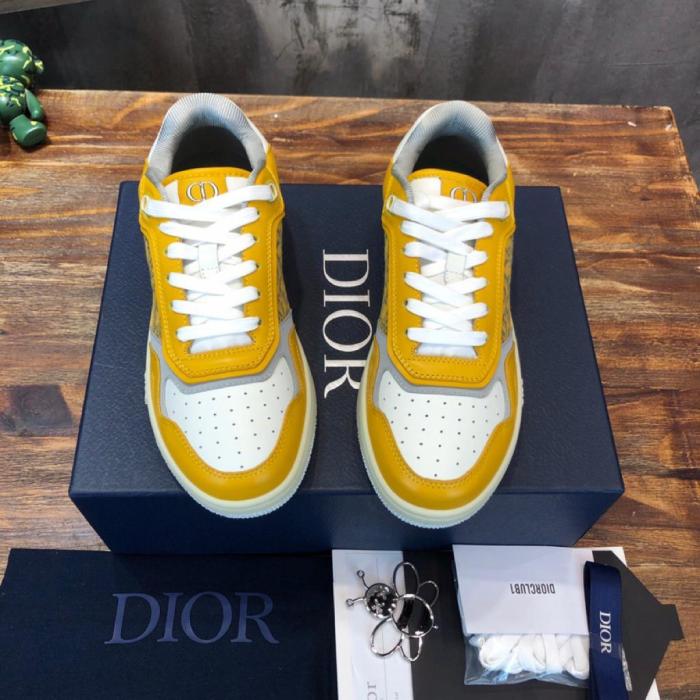 Dior B27 Low Gold-Tone White Grey