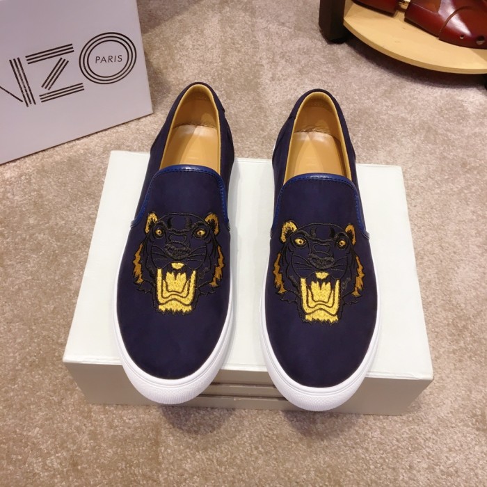 Kenzo K-SKATE Tiger canvas slip-on sneakers 10