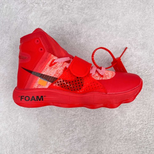 Nike React Hyperdunk 2017 Flyknit Off-White Red