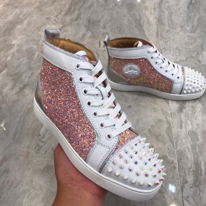 Christian Louboutin Louis Junior Spikes Orlato Flat Sneakers 40