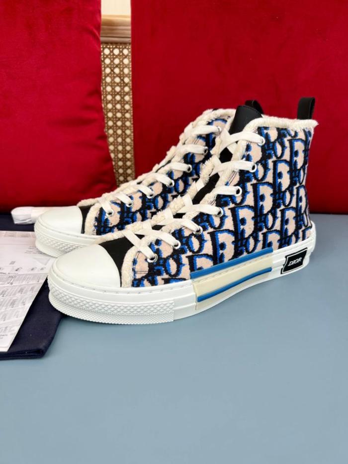 Dior B23 High Beige Black Navy Tapestry