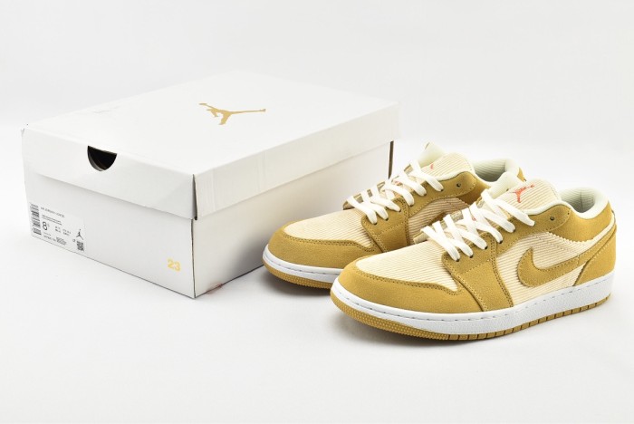 Jordan 1 Low SE Twine Orange Quartz Corduroy