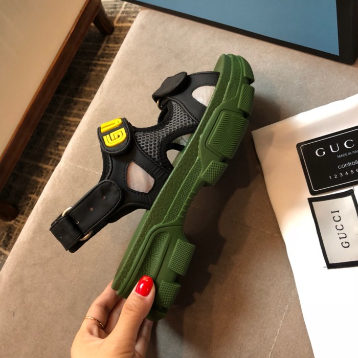 Gucci Leather espadrille with Double G WOMEN 1