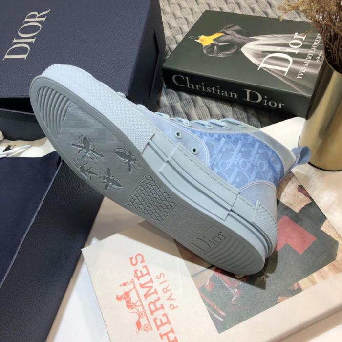 Dior B23 High Top Daniel Arsham Light Blue