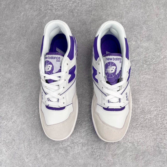 New Balance 550 White Purple