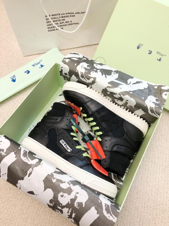 OFF-WHITE Off Court 3.0 Black Neon Green Orange