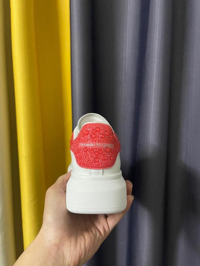 Alexander McQueen Oversized Sneaker in White/halo Pink