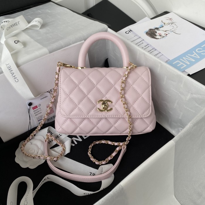 Handbag Chanel AS2215 size 𝟏𝟑*𝟏𝟗*𝟗 𝑐𝑚
