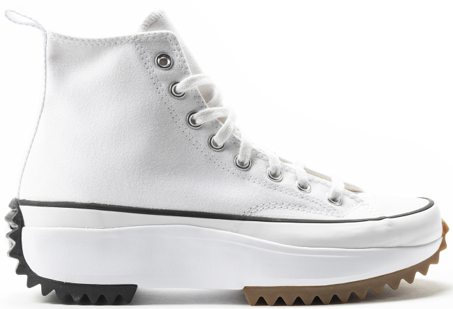 Converse Run Star Hike Hi White Black Gum