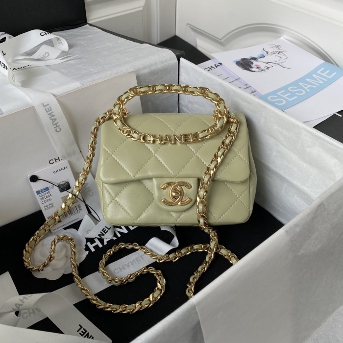 Handbag Chanel AS3748 size 17*13*6 cm