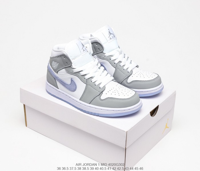 Jordan 1 Mid Wolf Grey Aluminum (W)