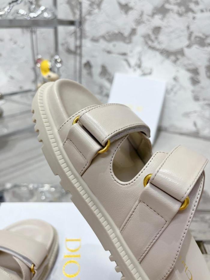 DIOR DIORACT SLIDE White Lambskin