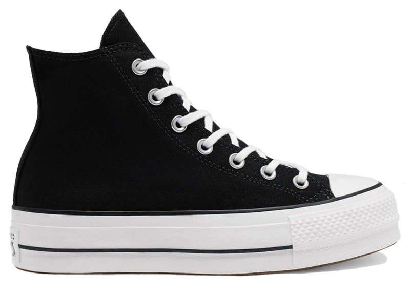 Converse Chuck Taylor All-Star Hi Platform Black White (W)