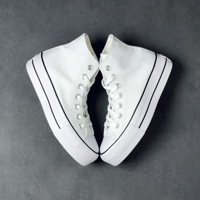 Converse Chuck Taylor All-Star Hi Platform White Black (W)