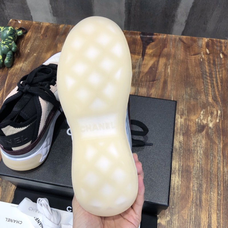 Chanel Fabric & Suede Calfskin Low Top Sneaker 8