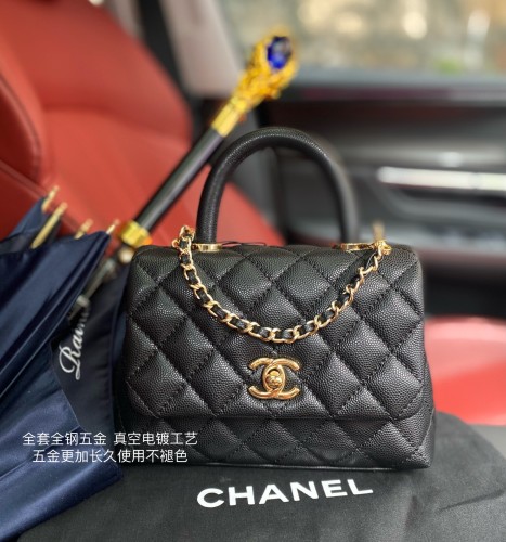 Handbag Chanel AS2215 size 𝟏𝟑*𝟏𝟗*𝟗 𝑐𝑚