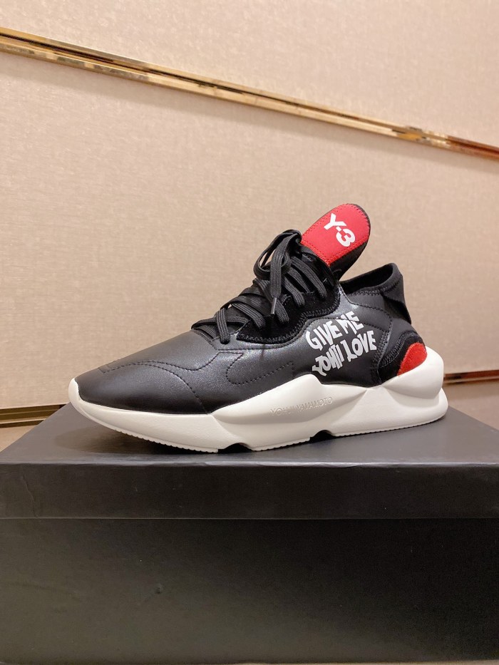 Y-3 Kaiwa Lace-Up Sneakers 19