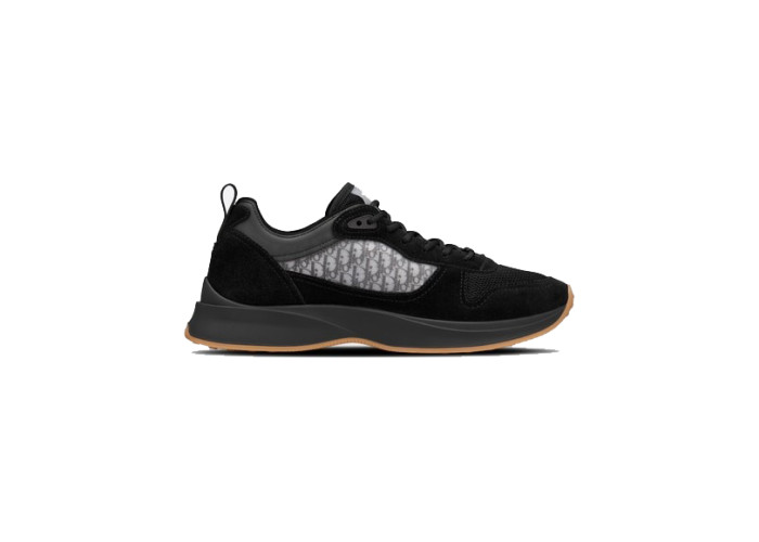 Dior B25 Runner Black Oblique Suede