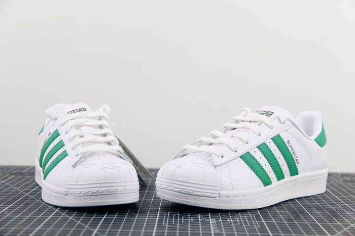 adidas Superstar White Green