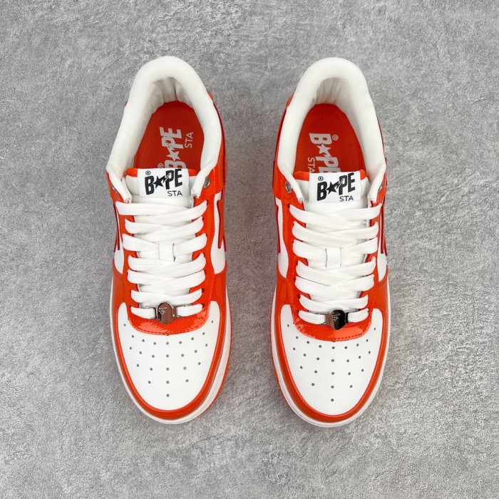 A Bathing Ape Bape Sta Low Orange