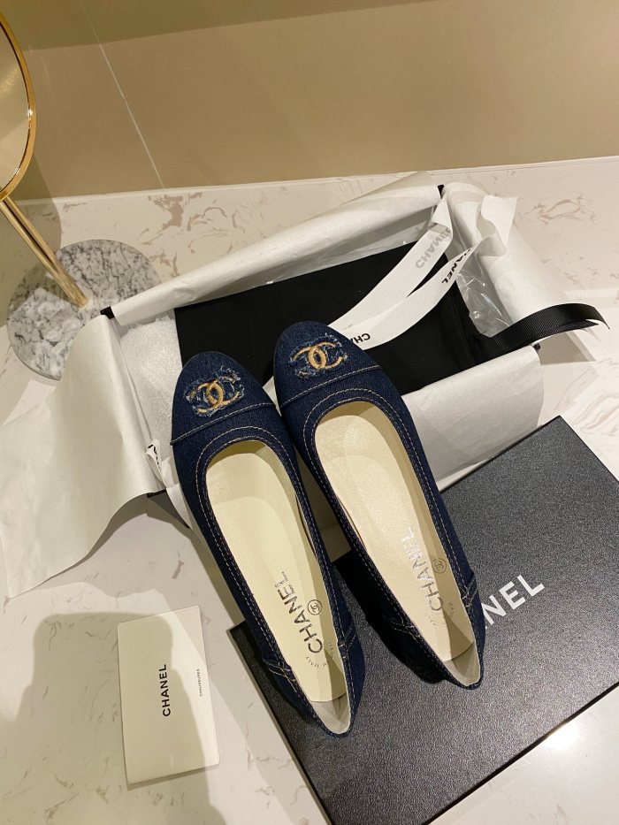 Chanel Ballerinas Fabric & Grosgrain 17