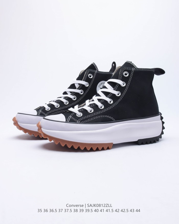 Converse Run Star Hike Hi Black White Gum