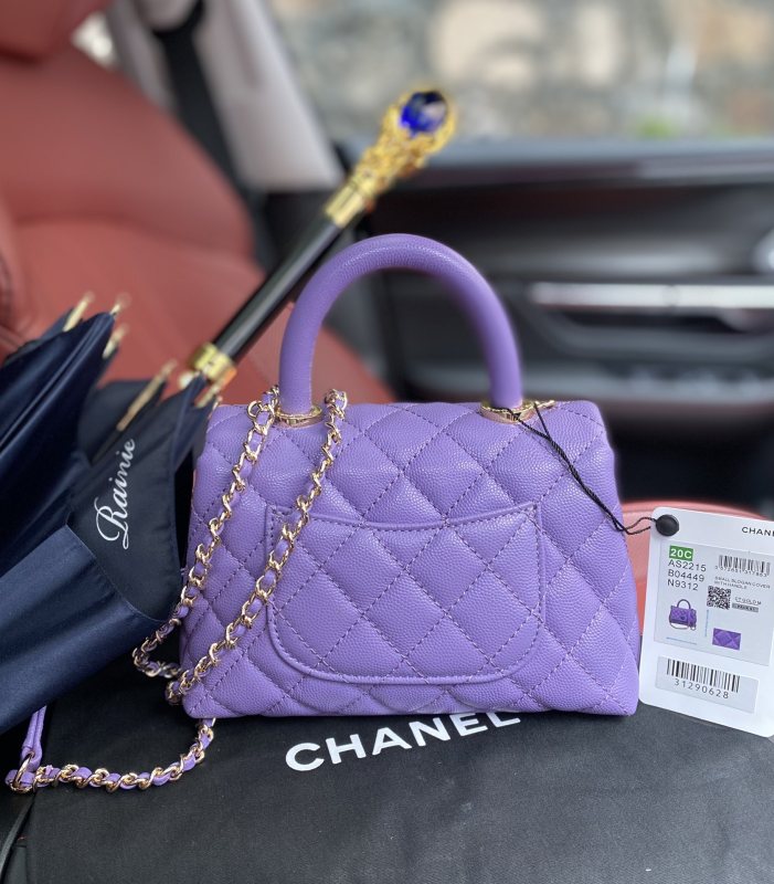 Handbag Chanel AS2215 size 𝟏𝟑*𝟏𝟗*𝟗 𝑐𝑚