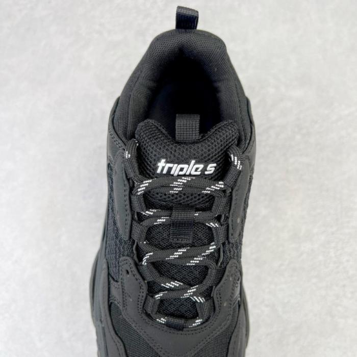 Balenciaga Triple S Clear Sole Black