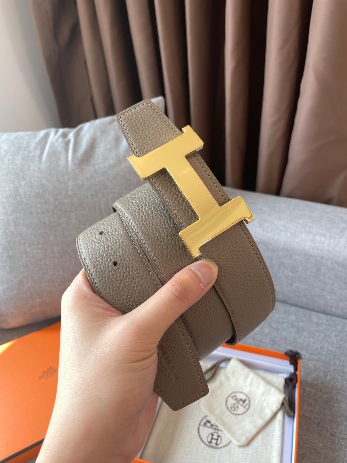 Hermes CONSTANCE BELT BUCKLE & REVERSIBLE LEATHER STRAP 2 (width 3.8cm)