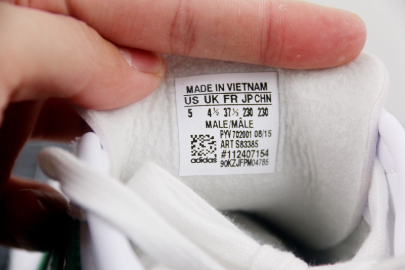 adidas Superstar White Green