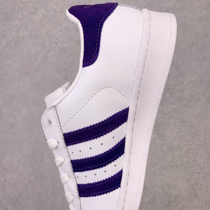 adidas Superstar White Purple