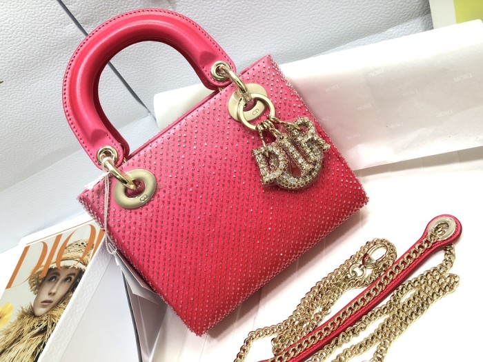 Handbag Dior M0505 size 17×15×7 cm