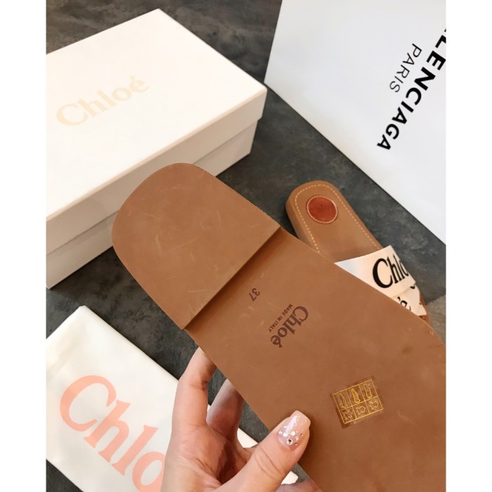 Chloé WOODY FLAT MULE