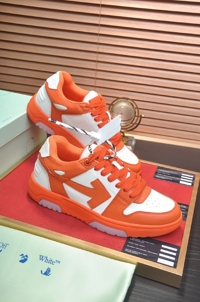 OFF-WHITE OOO Low Out of Office Red White