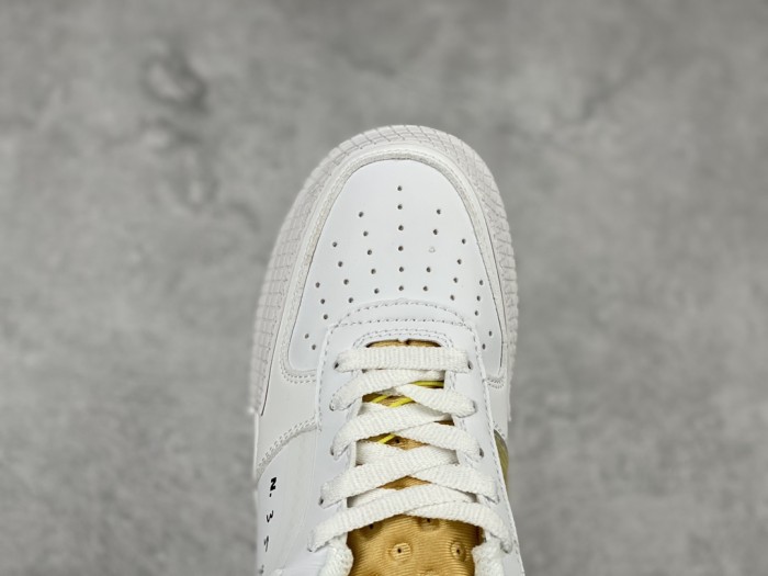 Nike Air Force 1 Type White Gold