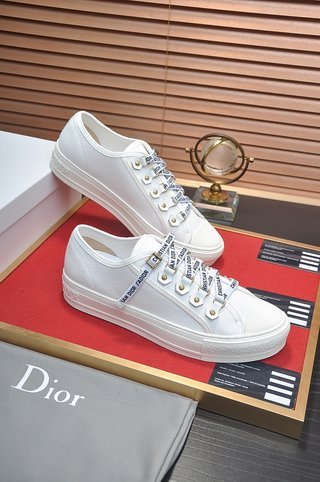 Dior Walk'N'Dior Low Top White Canvas (W)