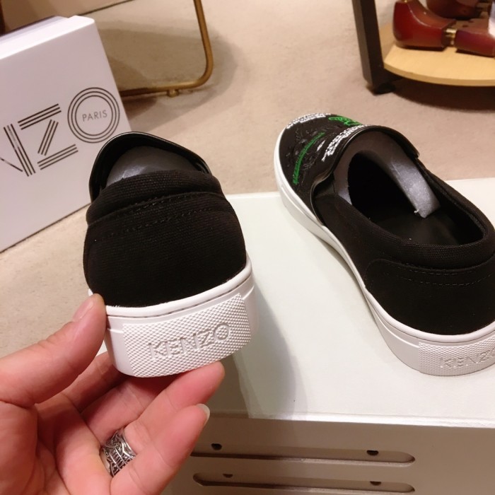 Kenzo K-SKATE Tiger canvas slip-on sneakers 14