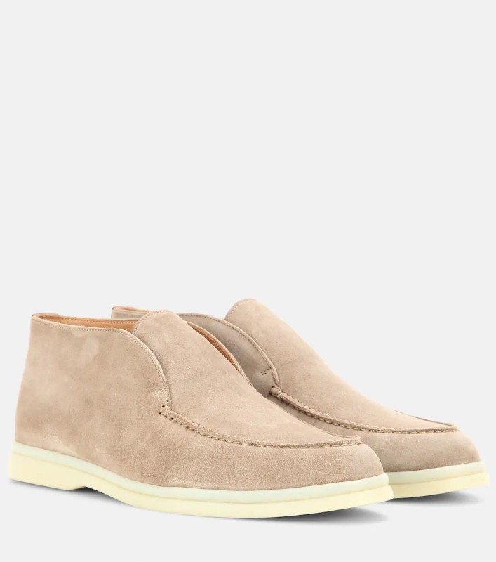 Loro Piana Open Walk suede ankle boots
