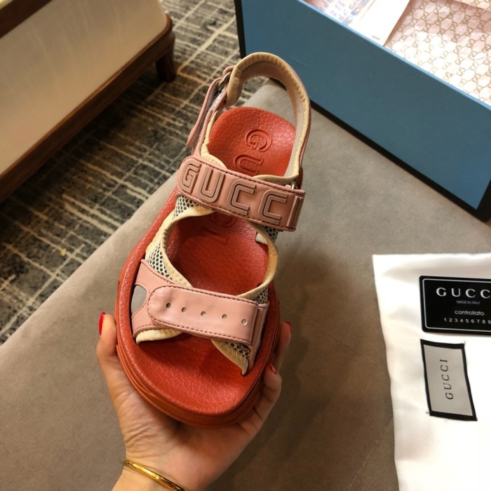 Gucci Leather espadrille with Double G WOMEN 1