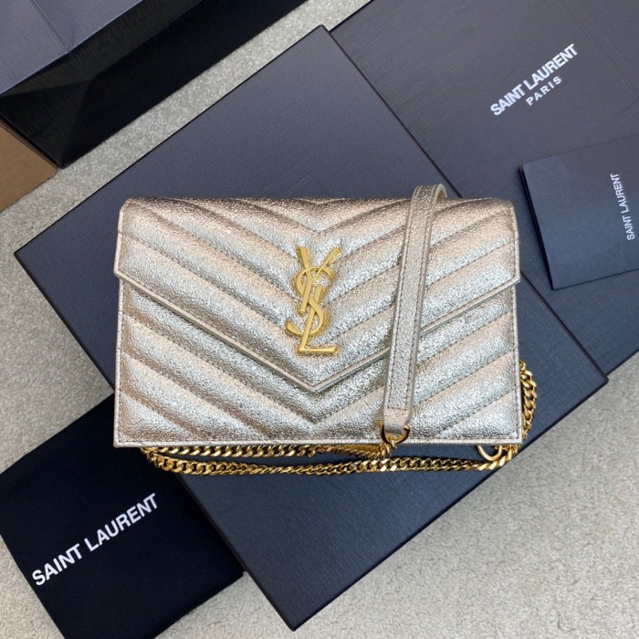 Handbags SAINT LAURENT 393953 size 19*11.5*4cm