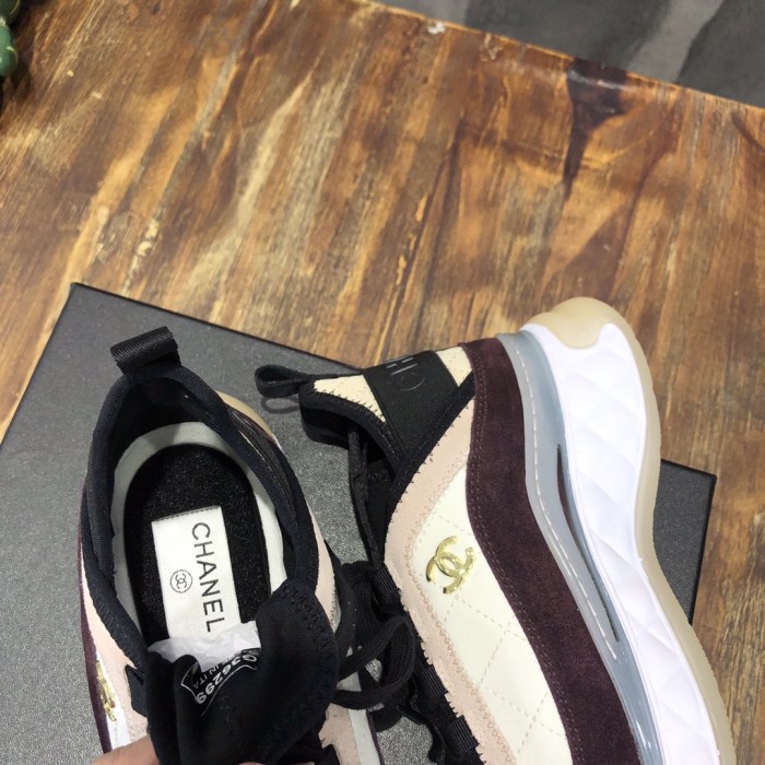 Chanel Fabric & Suede Calfskin Low Top Sneaker 8