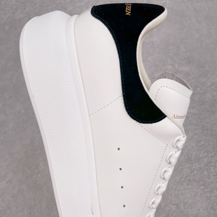 Alexander McQueen Oversized Ivory Black Suede (W)