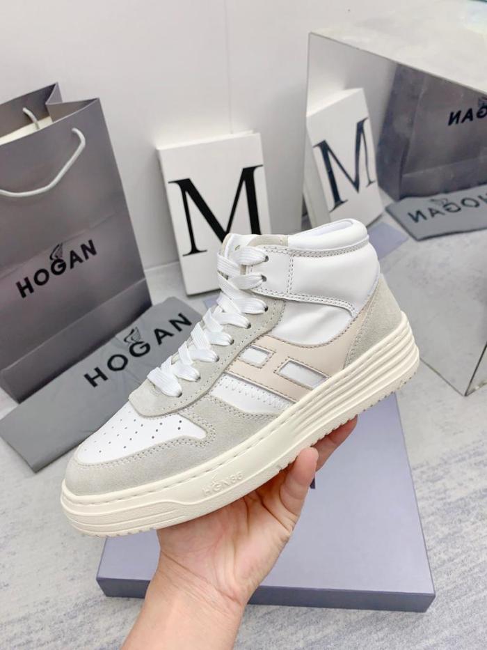 High Top Hogan H630 Silver Ivory